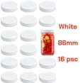 thumbnail image 3 of Vruelia 16 Pack Wide Mouth Mason Jar Lids, Storage Caps for Canning Jars,Leak-Proof and Anti-Scratch Resistant Surface, 3 of 7