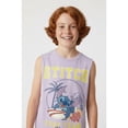 thumbnail image 4 of Lilo & Stitch Boys Surf Team Graphic Muscle Tank Top, Sizes 4-18, 4 of 7