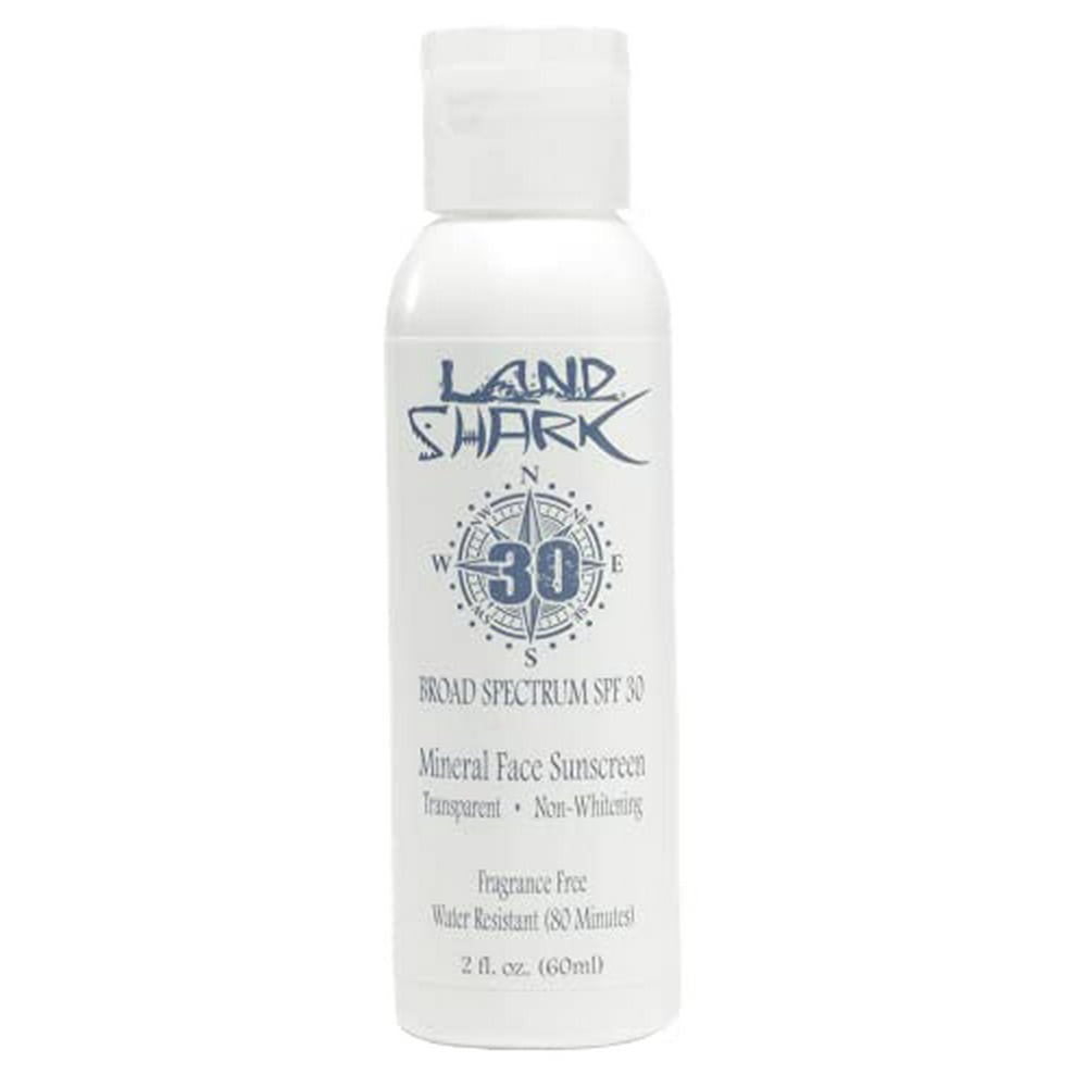 Tropical Seas Land Shark Transparent Sunscreen Lotion, Water Resistant