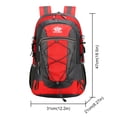 thumbnail image 4 of Mochila Senderismo Escalada Camping Gran Capacidad () Rojo, 4 of 9