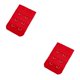 thumbnail image 4 of Guardurnaity Correa de extensión Sujetador Extensor Hebilla 2 Ganchos Sujetador Accesorios transpirables Reemplazo ajustable 3 filas Ropa interior roja rojo 2piezas Guardurnaity CBP460445, 4 of 5