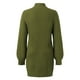 thumbnail image 5 of Vestidos de suéter Prolriy para mujer 2024, moda otoño invierno, manga larga, cuello alto, color sólido, vestido de suéter informal, vestido de suéter para mujer, vestido de suéter para mujer, verde, 5 of 5
