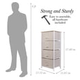 thumbnail image 6 of Simplify Adult Nonwoven 4 Drawer Storage Chest in Beige, 6 of 12
