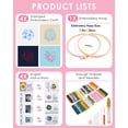 thumbnail image 2 of Kit de bordado TINDTOP Floral para adultos con aro para bordar, 2 of 7
