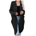 thumbnail image 2 of Idoravan Cardigans for Women Clearance Spring Fashion Women Casual V-Neck Long Sleeve Autumn Sweater Cardigan Blouse Button Pullver Tops, 2 of 8