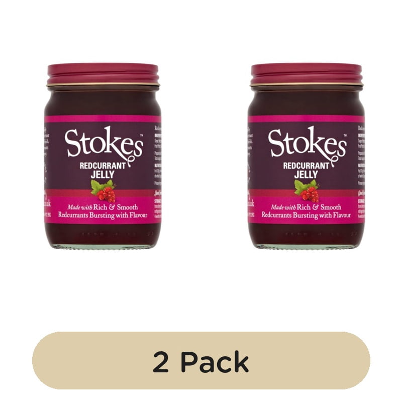Stokes Redcurrant Jelly 215g, British Import (Pack of 2)