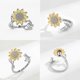 thumbnail image 4 of Anti Anxiety Fidt Ring Flower Stress Relief Ring Spinner Ring, 4 of 5