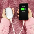 thumbnail image 3 of GPCT Chauffe-Mains Portable 5000mAh Banque d'Alimentation Rechargeable Chauffe-Poche Double Face, 3 of 7
