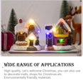 thumbnail image 4 of Inteprter Navidad LED nieve casa escena fiesta paisaje miniatura luminosa cabina niños brillante pueblo pasillo Patio cocina estantería Kits de decoración para fiestas Tipo 1, 4 of 6