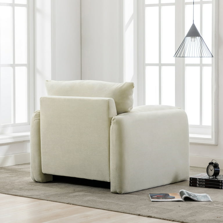 Chenille Oversized Armchair, 38.6'