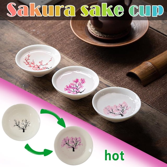 Printing Flower Changes When Hot Color Changing Ceramic Coffee Cup Bowl