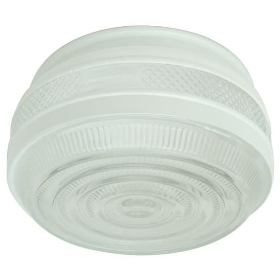 ROYAL COVE DRUM REPLACEMENT GLASS, 5-3/4 IN. FITTER, WHITE per 2 Box