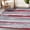 Red, variant on Luxe Weavers Victoria Collection 9085 Red 8x10 Abstract Area Rug