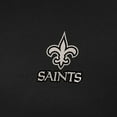 thumbnail image 4 of Men's Antigua  Black New Orleans Saints Reprocess Quarter-Zip Top, 4 of 4