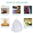 thumbnail image 2 of Cold Brew Coffee Filter Bag Milk Whey Separator Greek Yogurt Cheese Cloth Cheesecloth Nut White, 2 of 6