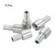 thumbnail image 3 of Adaptador de tornillo reductor de doble macho roscado de 20mm de Uxcell M10 a M6, paquete de 5, 3 of 5