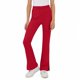 thumbnail image 4 of Pantalones de yoga acampanados de color liso para niñas, con bolsillos y cintura elástica, de poliéster, tallas medianas y grandes., 4 of 9