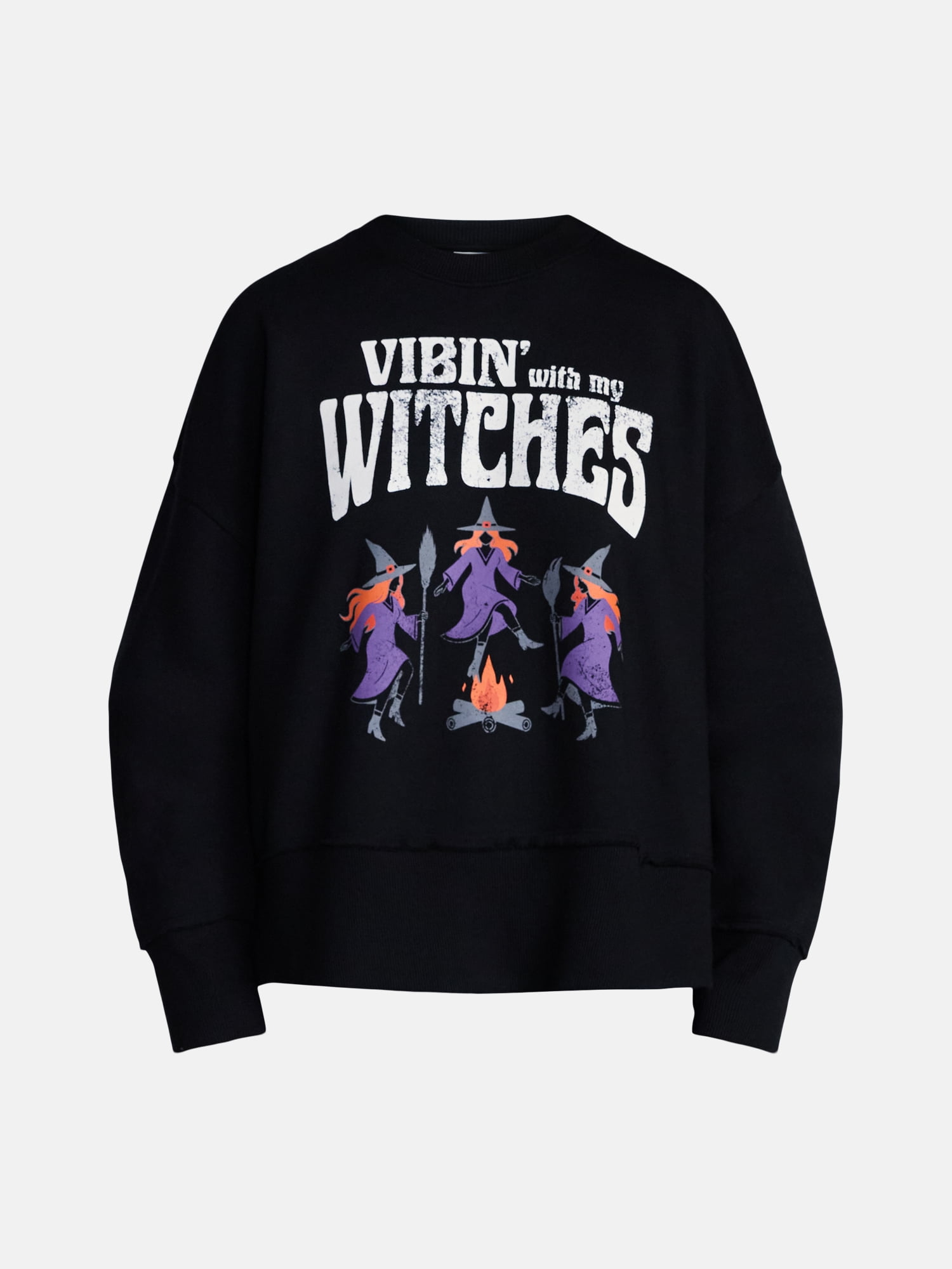 Women's Halloween My Witches Graphic Fleece from Way to Celebrate, Sizes S-4X