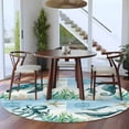 thumbnail image 5 of Rectangle Rug 5ft Area Rug, Nautical Turtle Whales Octopus Area Rugs for Living Room Bedroom, Summer Ocean Beach Theme Floor Mat Non-Slip Non-Shedding Carpet Indoor Accent Rugs, 5 of 9