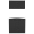 thumbnail image 3 of Black Garage Cabinet | Used for Efficient Garage Storage | Built with High - grade Particle Board | Offers Long - term Storage Solution, 3 of 4