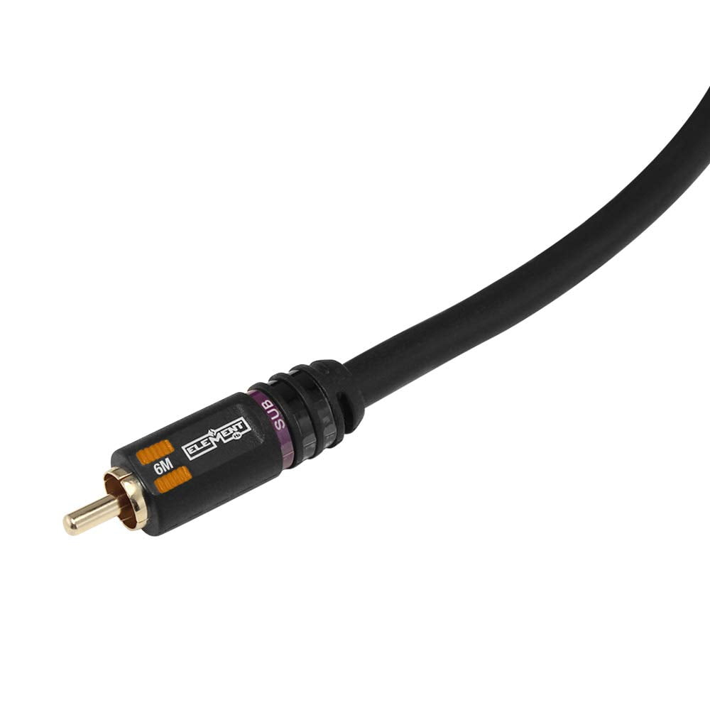Element-Hz™ Subwoofer Cable / 19.68 feet Plated Connector) - Walmart.com