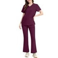 thumbnail image 4 of New Clinical Scrubs Top Pants Set Uniforme Mujer Doctor Nurse Surgical Uniforms Woman Beauty Salon Work Wear Nursing Set, 4 of 4