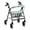 Country Rabbit, variant on HELLHERO Walker Covers Rabbit Rose Seat & Back Cover and Unisex Easy to Clean Machine Washable for The Elderly