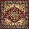 thumbnail image 1 of Safavieh Heritage Square Rug in Red, 1 of 4