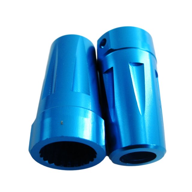 Tholdsy 2x Soporte de buje trasero de aleación de aluminio para AXIAL 1/10 ROCK RACER 90026 Pieza de actualización AX31012 Azul
