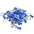thumbnail image 1 of EOTVIA Electrical Wire Crimp Connectors,50Pcs Insulated Ring Terminals Electrical Wire Crimp Connectors Copper AWG12‑10 RV5.5-12,Cable Ring Crimp Terminals, 1 of 8