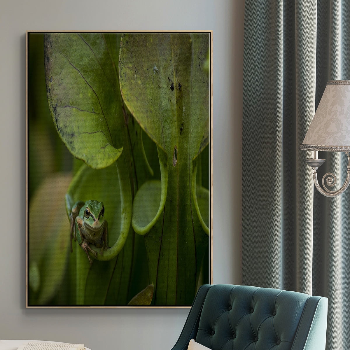 Arboreal Refuge Framed Premium Gallery Wrapped Canvas - Ready to Hang