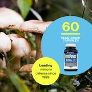 ImmPower AHCC 500mg by American BioSciences, Immune Support Hybridized Mushroom Supplement, 60 Vegetarian Capsules for All Ages