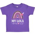 thumbnail image 3 of Inktastic My Lola Loves Me Granddaughter Girls Toddler T-Shirt, 3 of 5
