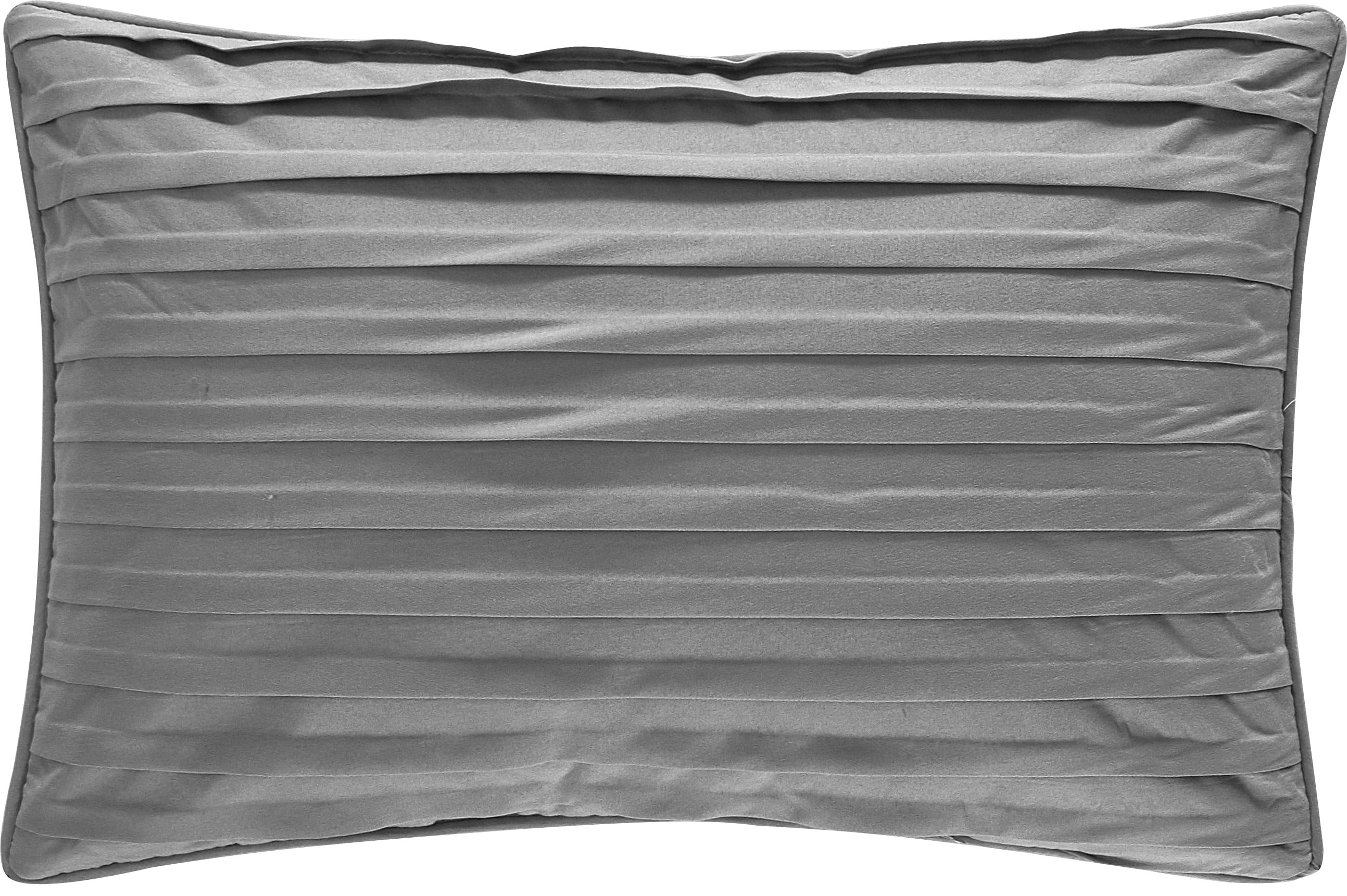 Lanco Chevron Shabby Chic 7 Piece Comforter Set Grey, Bed Size King, 100% Polyester Fill