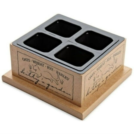 UPC: 0854602000476 | Pioneer Pet Kittys Garden in Wooden Box – 1 count