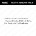 thumbnail image 2 of Max Advanced Brakes - Brake Kit for 2019 Chevy Silverado 1500 Exc Electronic Parking Brake Front and Rear Replacement Geomet Coated Disc Brake Rotors and Ceramic Brake Pads, 2 of 9