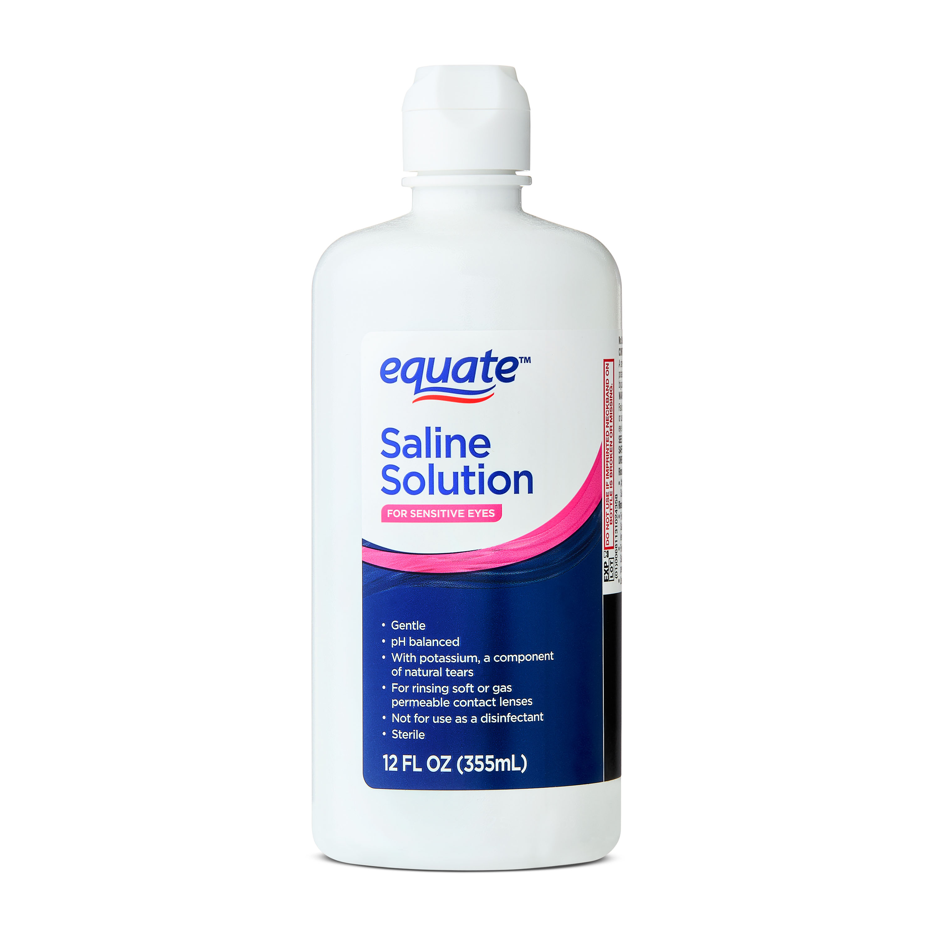 Equate Saline Solution for Sensitive Eyes, 12 fl oz, Compare to Bausch + Lomb Sensitive Eyes