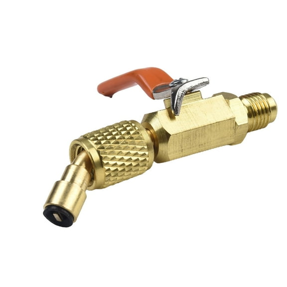 Superior 1/4 Inch Sae Hvac Adapter Perfect For Conditioner Charging Hose T Hvac/R Service Tech Tools For Refrigeration Jobs