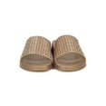 thumbnail image 4 of New Women Nature Breeze Fluff03 Metallic Perforated Open Toe Footbed Flat Sandal, 4 of 5