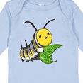 thumbnail image 4 of Inktastic Monarch butterfly caterpillar- cute baby insect Boys or Girls Long Sleeve Baby Bodysuit, 4 of 5