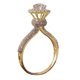 thumbnail image 1 of Joyería de corte de boda Anillo de Piedra Blanca Regalo Hecho a Mano Anillos de Compromiso, 1 of 2
