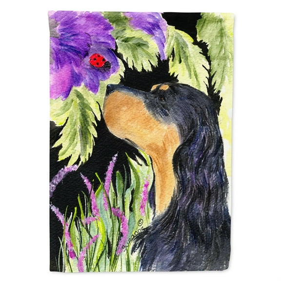Gordon Setter Garden Flag