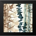 thumbnail image 2 of Pluch, Melissa 15x15 Black Modern Framed Museum Art Print Titled - Watermark Foliage, 2 of 5