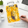 thumbnail image 4 of Acrylic Writing Board Gold12.5*9 Inch Clipboards Transparent Acrylic Material Suitable For Office Classroom Teachers Fashion Bloggers Stationery Enthusiasts Cartoon Pretty Lion Seamless, 4 of 9