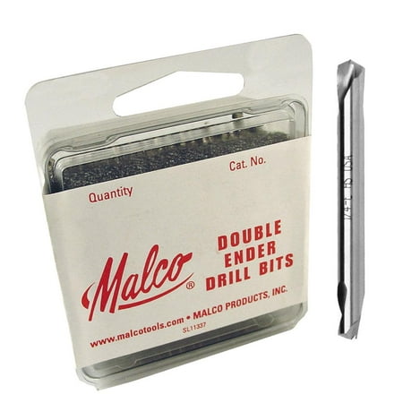 UPC: 0686046501093 | Malco Products Double Ended Polished Drill Bit – 1/8In