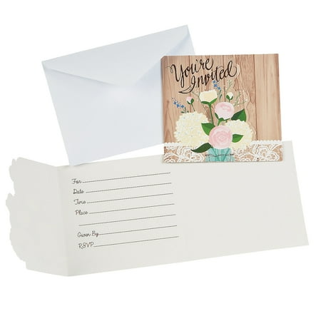 Rustic Wedding Invitations for Wedding - Party Supplies - Licensed Tableware - Licensed Invitations - Wedding - 8