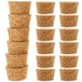 thumbnail image 2 of 20Pcs Wood Corks Plugs Natural Wooden Corks Replacement Reusable Cork Bottle Plug, 2 of 8