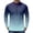 Blue&08^0601V, variant on Gradient Men Long Sleeve Cycling Jersey with 3+1 Rear Zipper Pockets Men Workout Shirts Upf 50+ Half Zip Breathable Outdoor Quick Dry Mens Bike Shirt