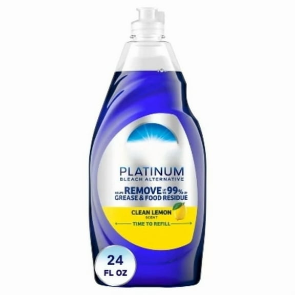 Platinum Bleach Alternative Clean Laundry Detergent - Lemon - 24 fl oz
