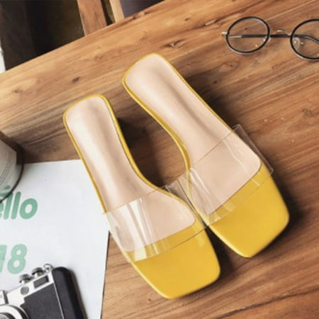 

Wuffmeow Women Transparents Elegant Breathable All-match Personality Sandals